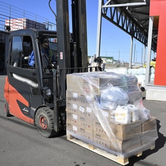 Из Тверской области направлены гуманитарный груз в город Бердянск и мототехника в зону специальной военной операции