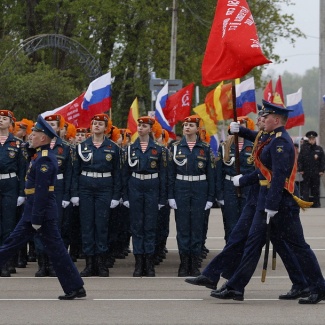 В городе воинской славы Ржеве проходят торжества в честь 80-летия Великой Победы