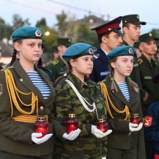 22 июня в Тверской области, в День памяти и скорби прошла патриотическая акция «Свеча Памяти»
