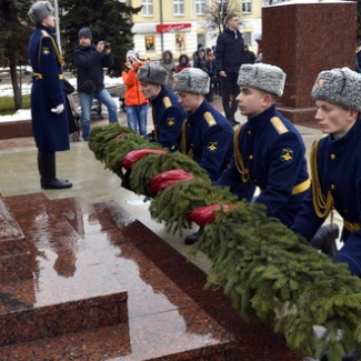Калинин отметил 76-летие освобождения от немецко-фашистских захватчиков