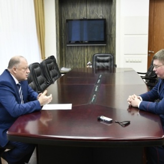 Сергей Голубев провел рабочую встречу с руководителем следственного управления Следственного комитета РФ по Тверской области Альбертом Кизимовым