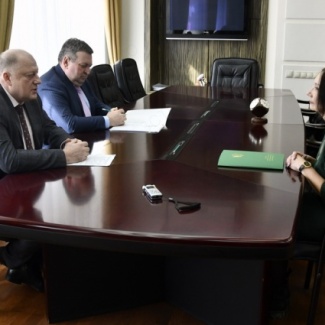 Состоялась рабочая встреча руководства Законодательного Собрания с и. о. начальника Управления Минюста России по Тверской области Ириной Кузиной