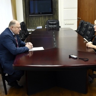 Сергей Голубев провел рабочую встречу с руководителем территориального органа Росздравнадзора по Тверской области Ниной Морозовой